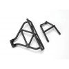Bumper, rear/ brace, rear, TRX5936