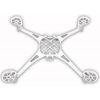 Main frame (white)/ 1.6X5mm BCS (self tapping)(4), TRX6623A