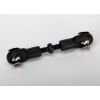 Linkage, steering (3x20mm turnbuckle) (1)/ rod ends (2)/ hol, TRX6846