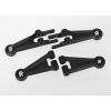 Suspension arms, front (2 lower, 2 upper, assembled with bal, TRX6931