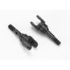 Stub axle, steel (2)/ yokes (2) (assembled), TRX7054