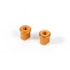 ALU ECCENTRIC BUSHING 0.0MM - ORANGE (2), X372316-O