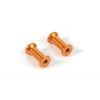 ALU REAR BRACE MOUNT 13MM - ORANGE, X373073-O
