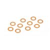 ALU SHIM 5.3x7.8x0.5MM - ORANGE (10), X373120-O
