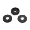 T2'008 Diff Pulley 34T With Labyrinth Dust Covers, X305054