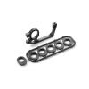X1 ALU REAR BULKHEAD - LEFT + RIDE HEIGHT ADJUSTERS, X373022