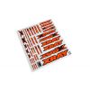 Xray Sticker For Body Neon Orange, X397316