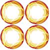 Xray XT8 Wheel Stickers Die-Cut Orange, X397351