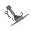 Skidplate, front (plastic)/ support plate (steel)