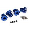 Wheel hubs, splined, 17mm (blue-anodized) (4)/ 4x5 GS (4), 3x14mm pin (4)