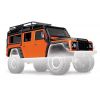 Body, Land Rover Defender, adventure orange (complete with ExoCage, inner fende