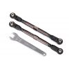 Toe links, front, Unlimited Desert Racer (TUBES dark titanium anodized, 7075-T6, TRX8547A