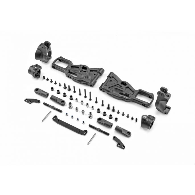350910 XRAY XB8 C-Hub Front Suspension Conversion Set_produkt na xnet 01...