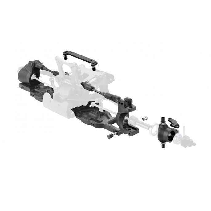 350910 XRAY XB8 C-Hub Front Suspension Conversion Set_produkt na xnet