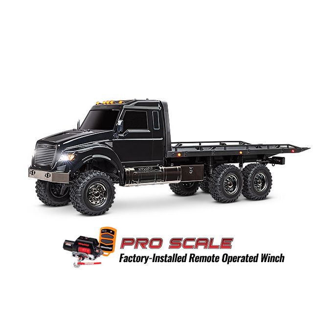 Traxxas Ultimate RC Hauler Truck with winch - Black