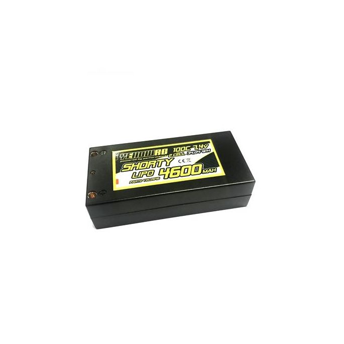 Yellow RC LiPo 4600mAh 7,4V 2S 100C Shorty Hardcase, YEL2646