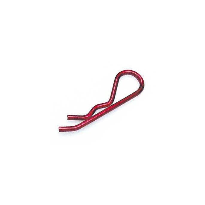 Body Clip 1/8 Metallic Red (6st.), RS026R