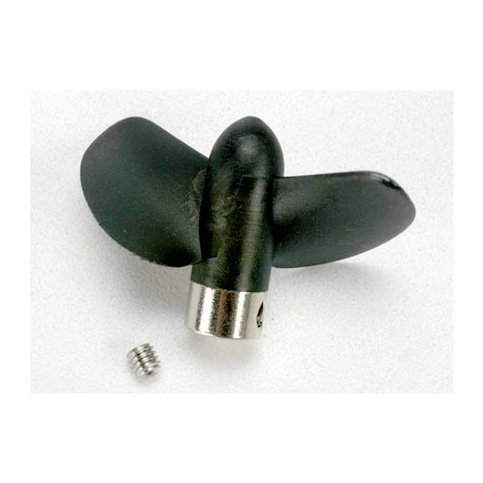 Propeller, left/ 4.0mm GS (set screw) (1), TRX1584