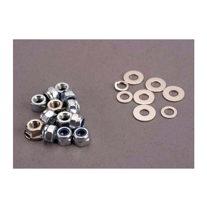Nut set, nut & washer set for Sledgehammer (3mm lock nuts (1, TRX1846