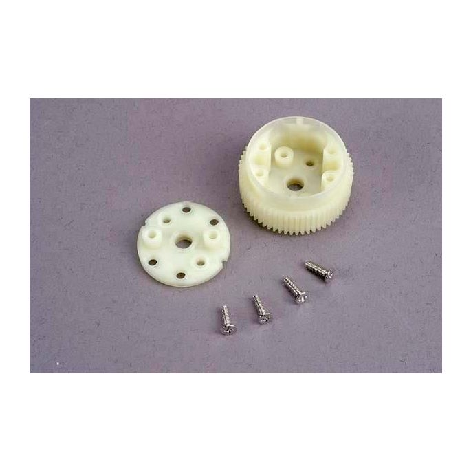 Main diff gear w/side cover plate & screws, TRX2381