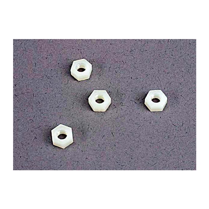 4mm nylon wheel nuts (4), TRX2447