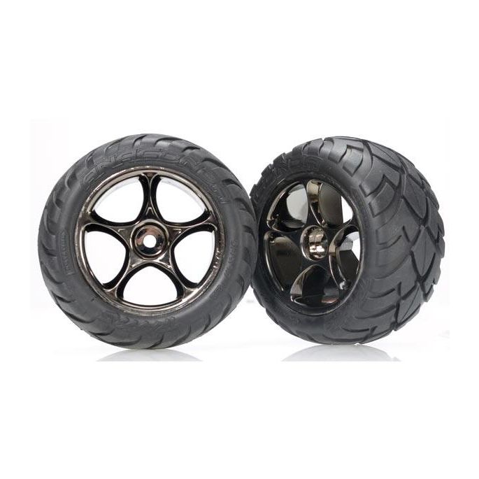 Tires & wheels, assembled (Tracer 2.2 black chrome wheels, A, TRX2478A