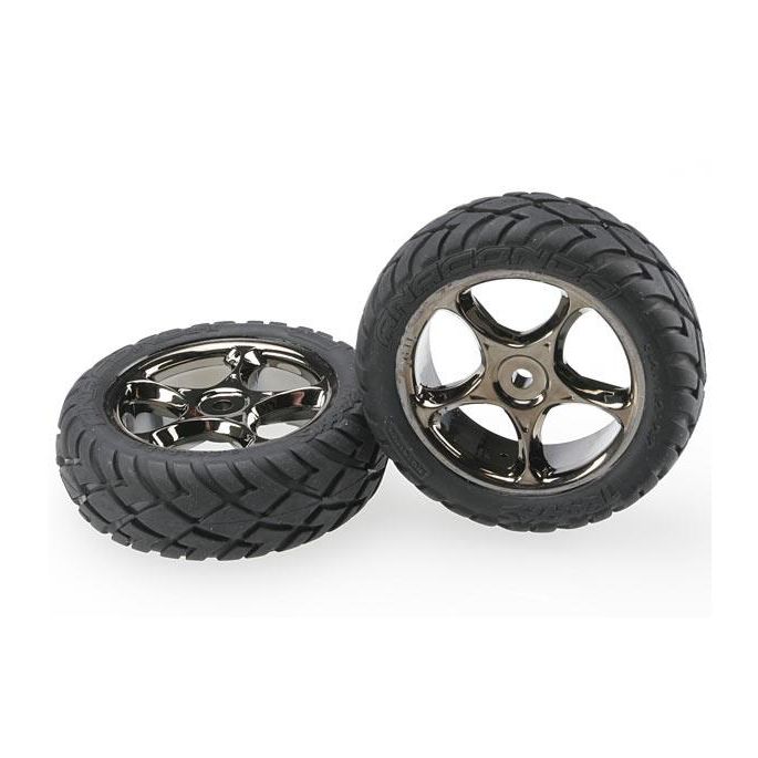 Tires & wheels, assembled (Tracer 2.2 black chrome wheels, A, TRX2479A