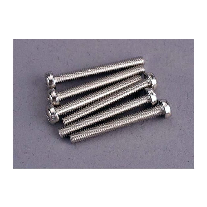 Screws, 3x25mm roundhead machine (6), TRX2569