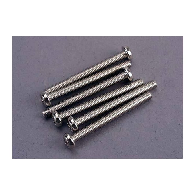 Screws, 3x30mm roundhead machine (6), TRX2572