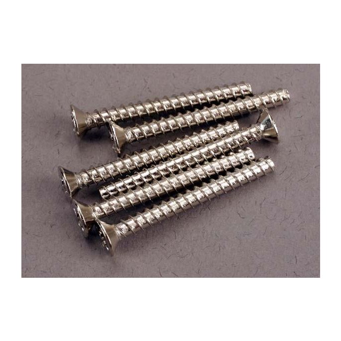 Screws, 3x28mm countersunk self-tapping (6), TRX2652