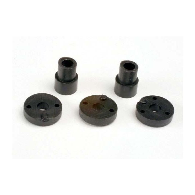 Piston head set (2-hole (2)/ 3-hole (2))/ shock mounting bus, TRX2669