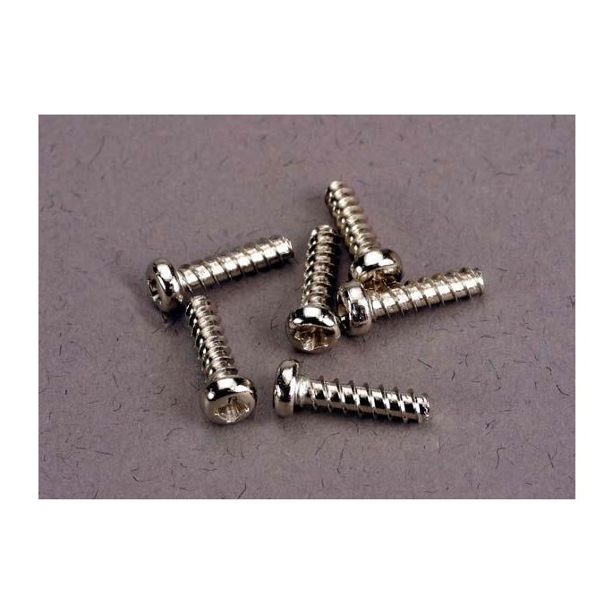 Screws, 2.6x10mm roundhead self-tapping (6), TRX2673