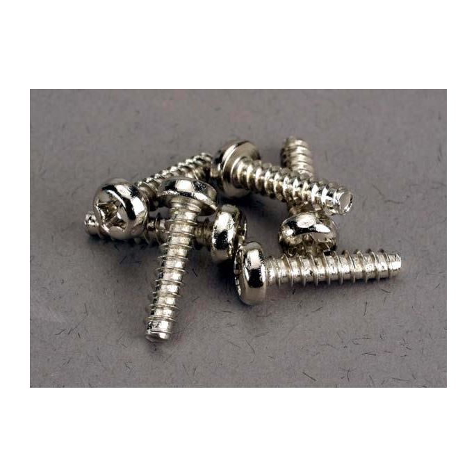 Screws, 3x12mm roundhead self-tapping (6), TRX2676