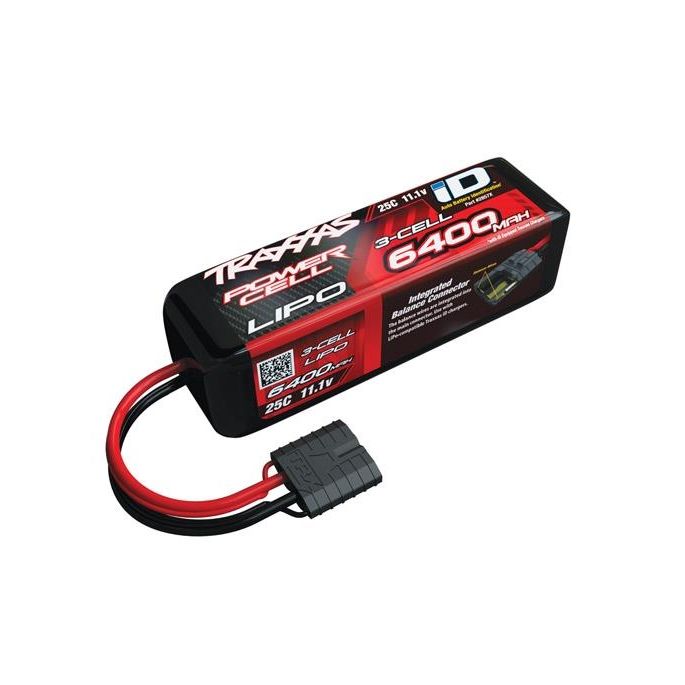 Power Cell LiPo 6400mAh 11.1V 3S 25C , Slash & Slash 4x4 wit, TRX2857X