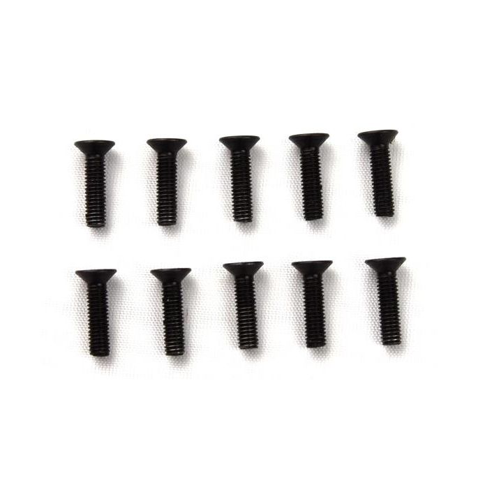 M3x10mm Hex Countersunk Screw (10pcs), 122215