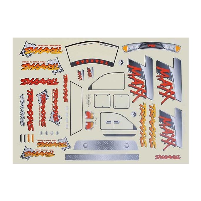 Decal sheet, T-Maxx (use with 4911X body), TRX4913