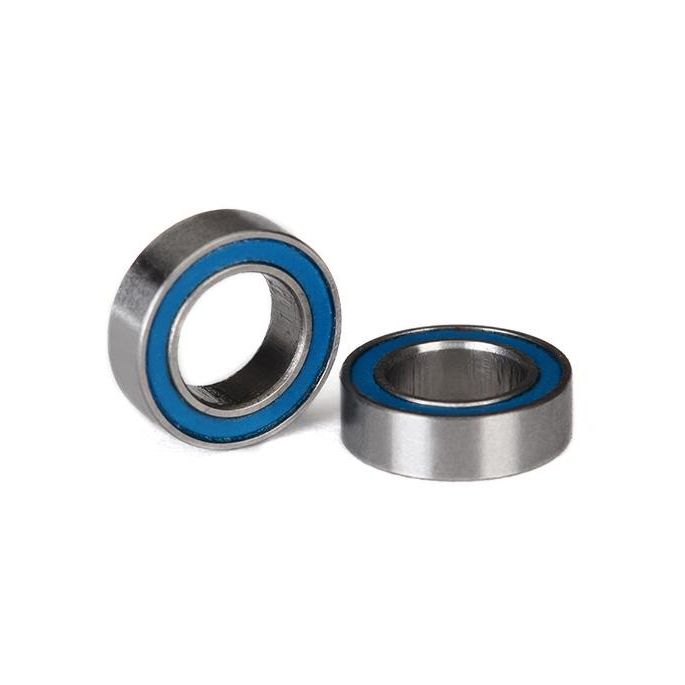 Ball bearings, blue rubber sealed (6x10x3mm) (2), TRX5105