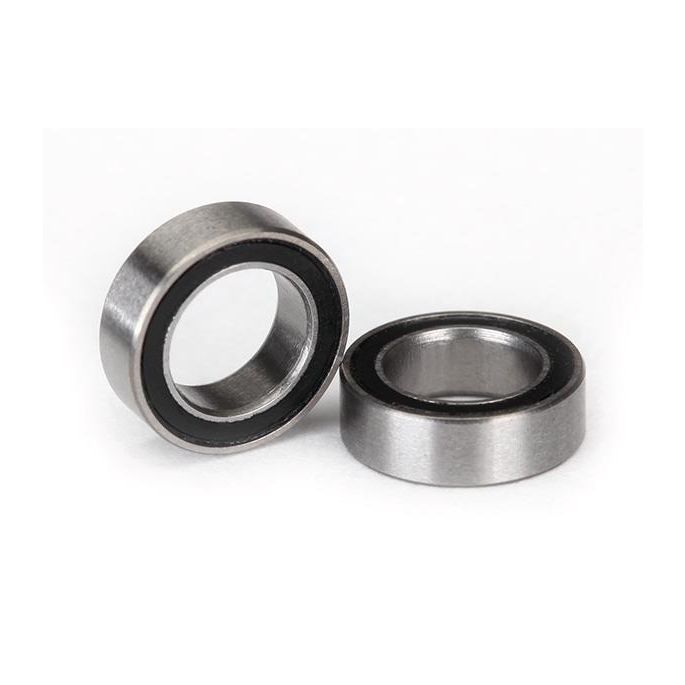 Ball bearings, black rubber sealed (5x8x2.5mm) (2), TRX5114A