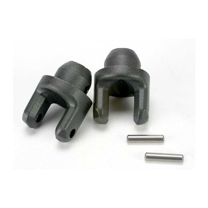 Yokes, stub axle (2)/ pins (2), TRX5453