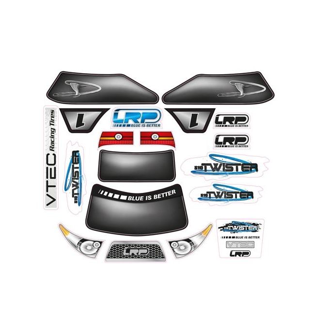Decalsheet S10 Twister TX - 1/10 2WD Truggy, 124092
