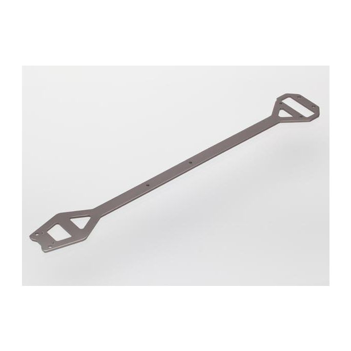Chassis brace, 6061-T6 aluminum (dark titanium anodized), TRX6421