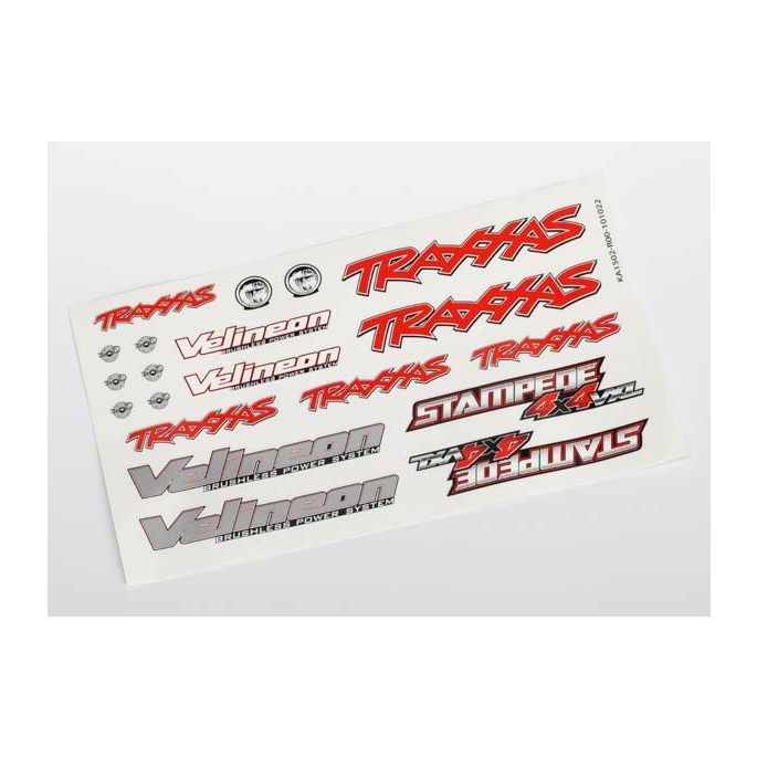 Decal sheet, Stampede 4X4 VXL, TRX6713