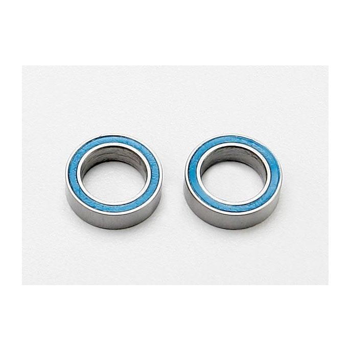 Ball bearings, blue rubber sealed (8x12x3.5mm) (2), TRX7020