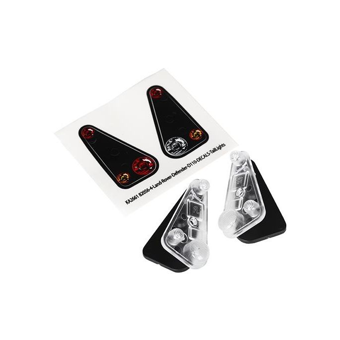 Tail light housing (2)/ lens (2)/ decals (left & right), TRX8014