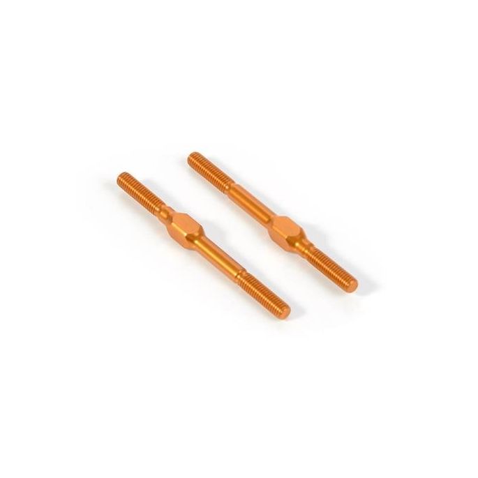 Alu Adj. Turnbuckle M3X42 Mm - Swiss 7075 T6 (2) - Orange, X372610-O