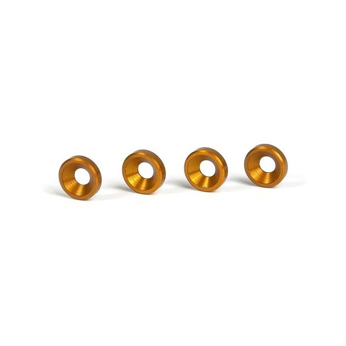 Alu Countersunk Shim - Orange (4), X301159-O