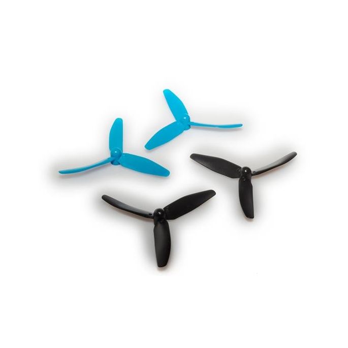 Spare rotors (4 pieces, 2x black, 2x blue) - LRP H4 Gravit M, 222740