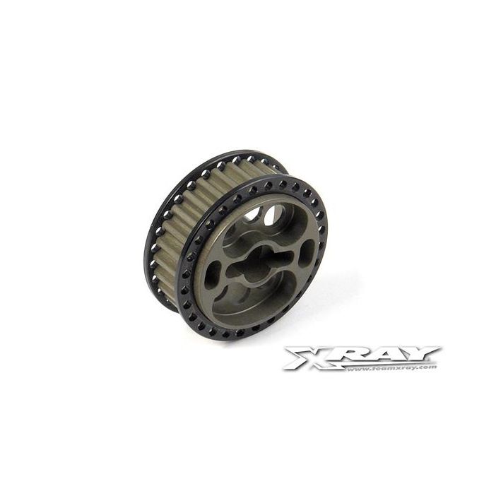 ALU SIDE BELT PULLEY 28T - FRONT - SET, X345988