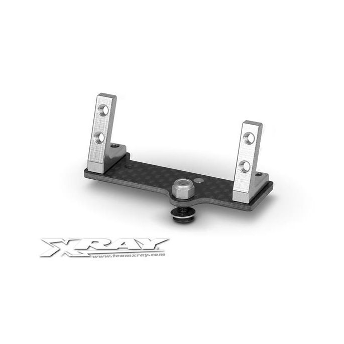 Center Graphite Servo Mount + Alu Stands - Set (Mid-Size), X376215