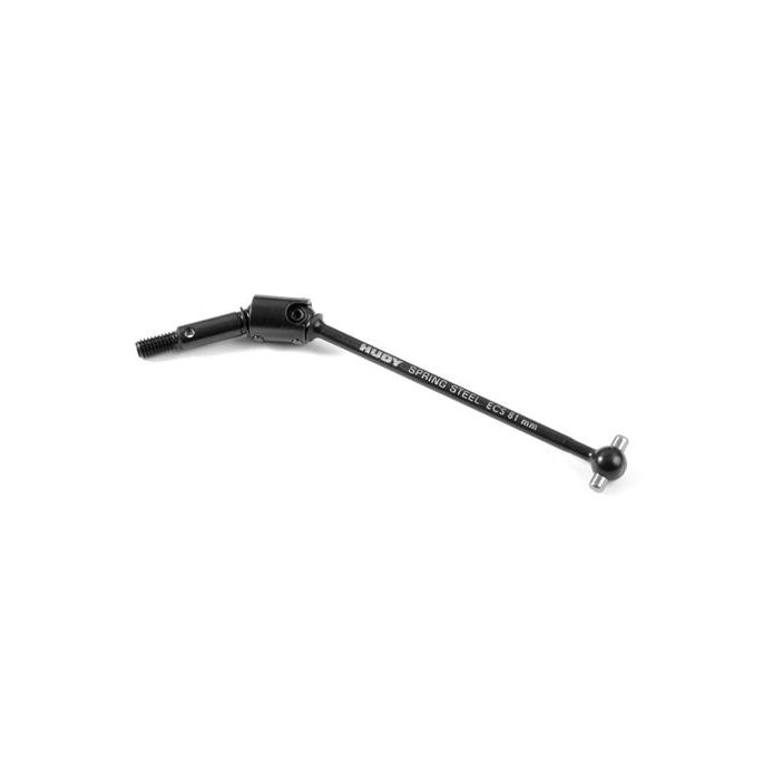 ECS FRONT DRIVE SHAFT 81MM - HUDY SPRING STEEL, X365200